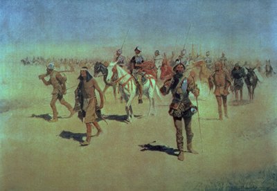 Francisco Vasquez de Coronado Making his Way Across New Mexico, from 